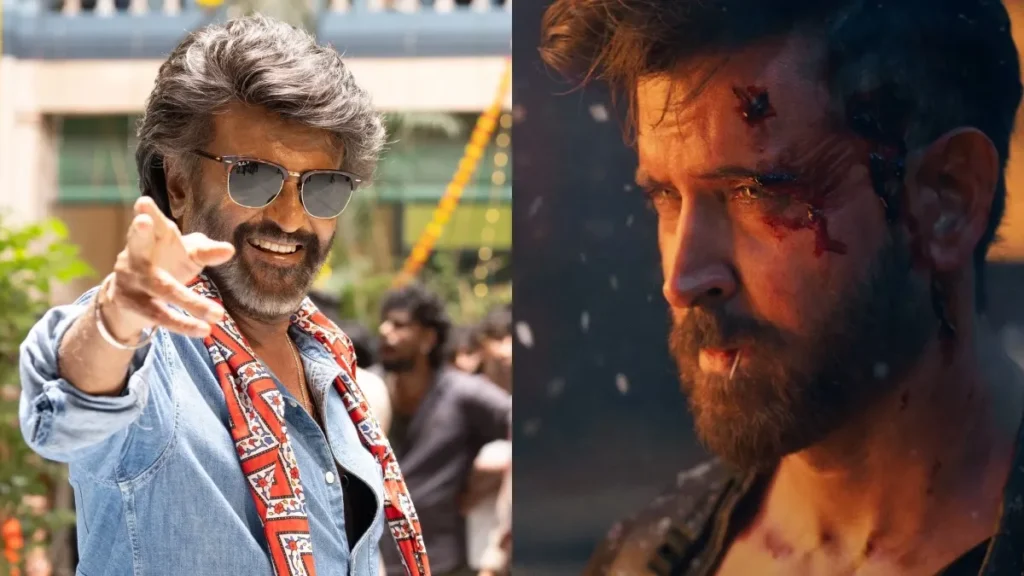 Rajinikanth’s Coolie takes a massive lead over Hrithik Roshan’s War 2 in advance box office bookings.